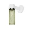 Besa Lighting Juni 10 Outdoor Sconce, Moss Bubble, White Finish, 1x60W Incandescent JUNI10MS-WALL-WH